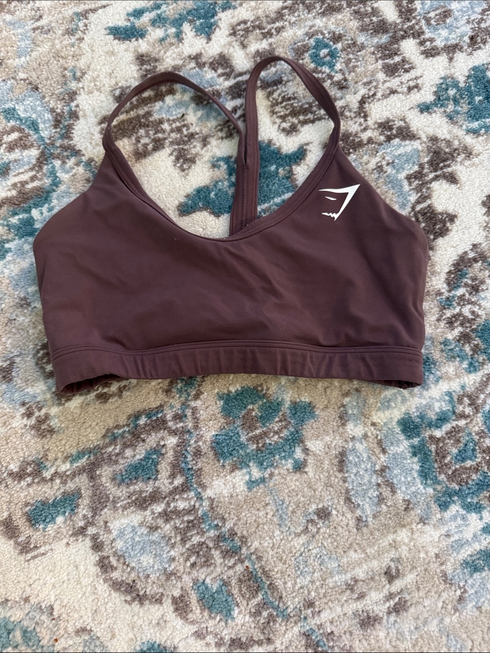 Gymshark Women's Dark Brown Seamless Sports Bra
